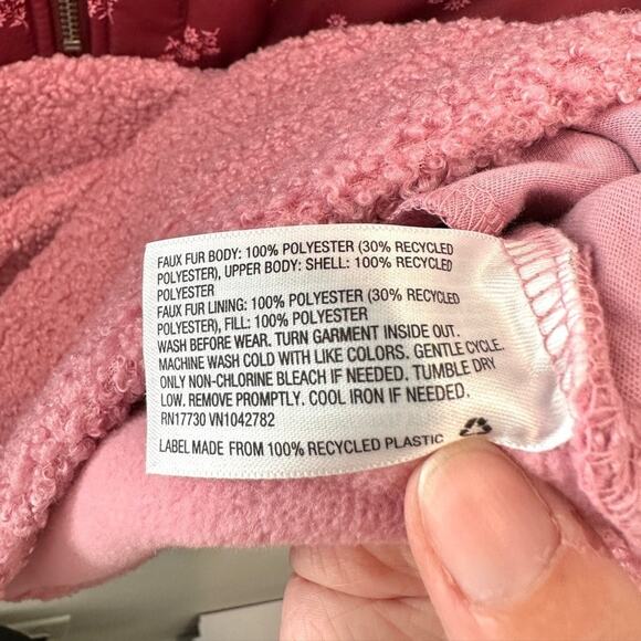 UNIVERSAL THREAD Pink Fleece Sherpa Jacket Cozy 1/4 Zip Pullover NWT | Medium - Picture 8 of 9